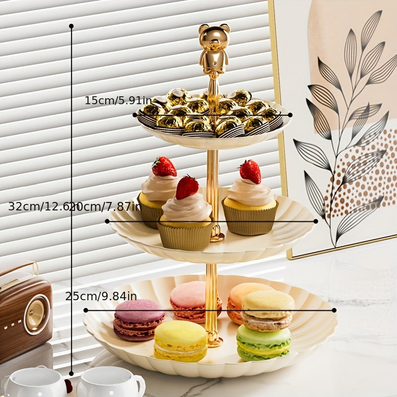 1pc Household Dried Fruit Tray, Living Room Coffee Table, High Appearance Fruit Tray