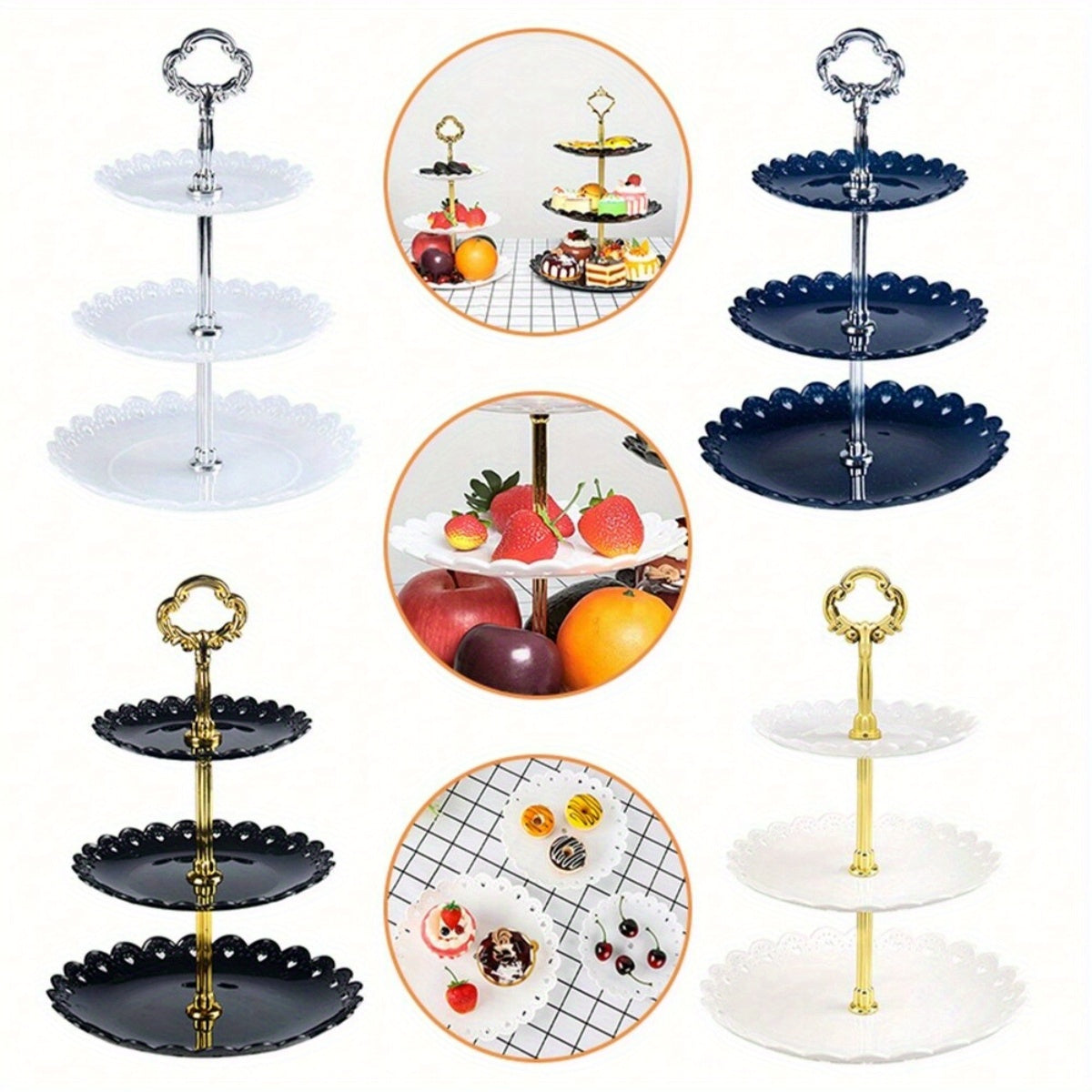 1pc Household Dried Fruit Tray, Living Room Coffee Table, High Appearance Fruit Tray