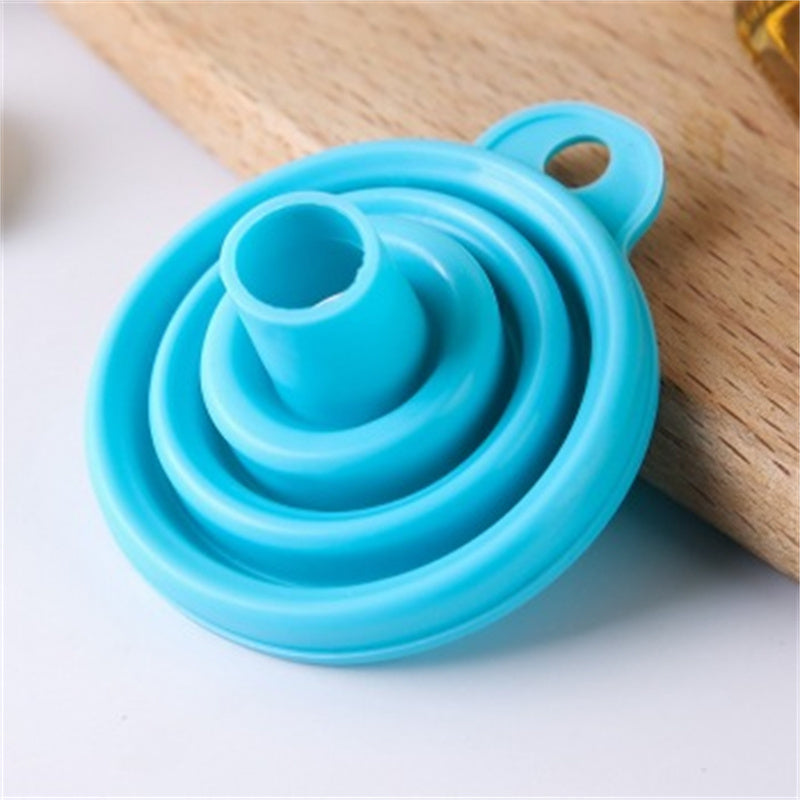Folding Silicone Funnel, Multi-caliber, Suitable For Kitchen Supplies, Oil Honey Funnel