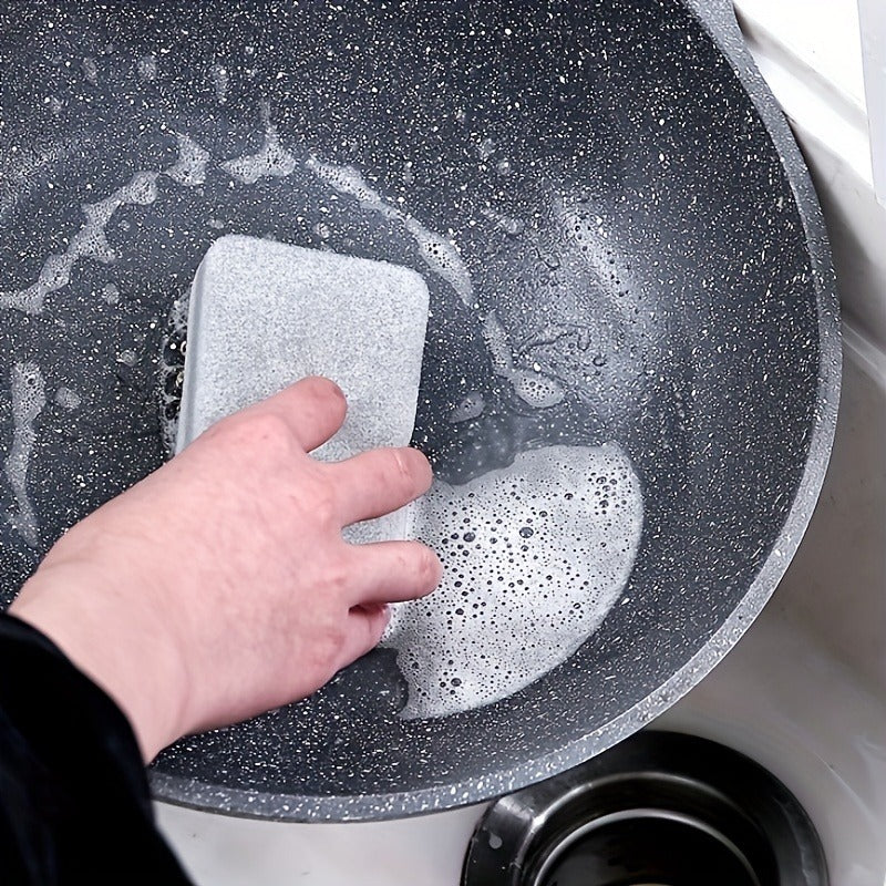 5pcs Double-sided Cleaning Sponges Household Scouring Pad Kit Cleaning Sponge