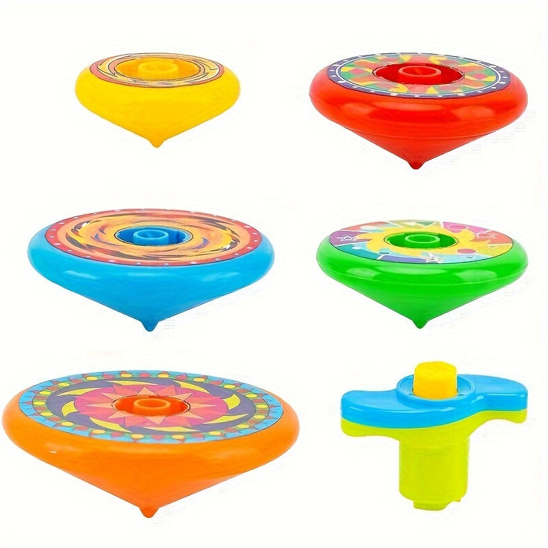 Colorful Spinning Multi-layer Spinning Toy To Play And Battle, 5 Layers Stackable Spinning Toys