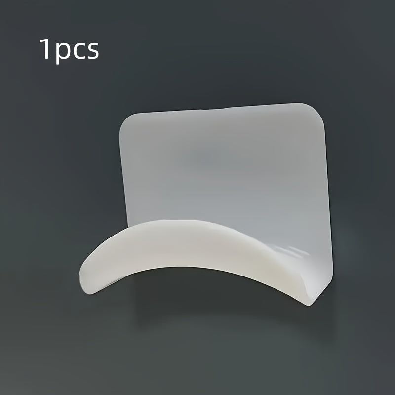 Punch-Free Wall-Mounted Headphone Holder, Self-Adhesive Hook, Durable Plastic Headset Display Rack