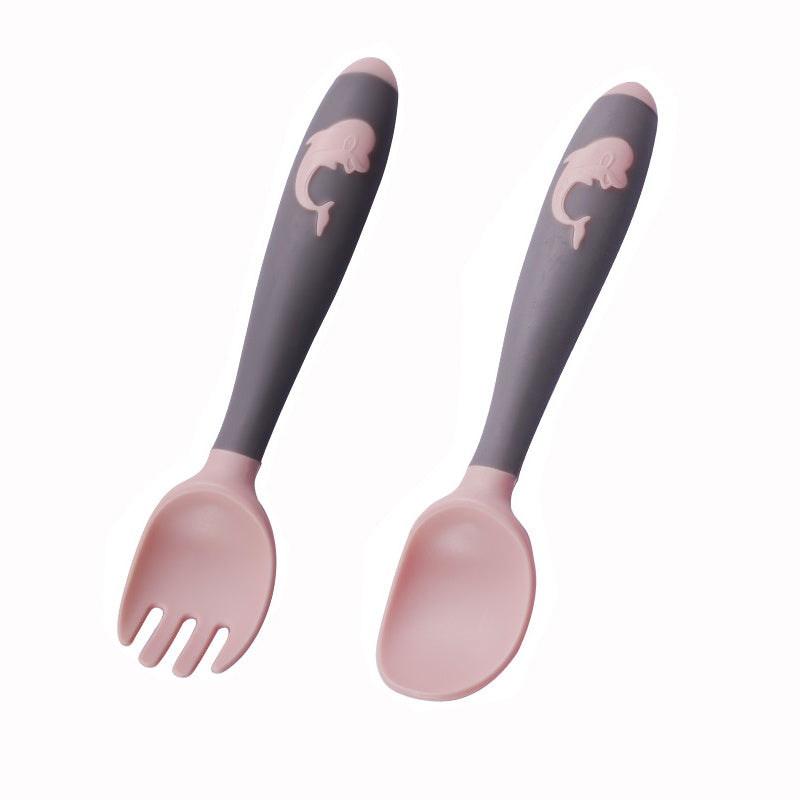 2-Piece Toddler Utensils Set - Perfect for Feeding & Training - 360° Bendable Spoon & Fork!