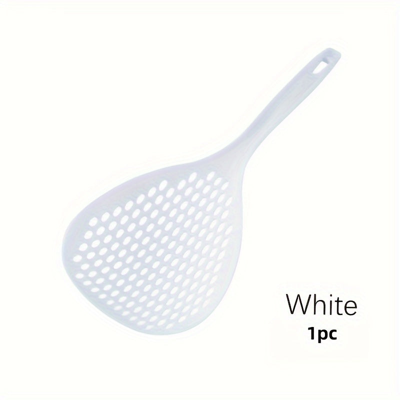 Multi-Purpose Kitchen Colander - Long Handle, Leak-Proof Mesh, Non-Slip Design