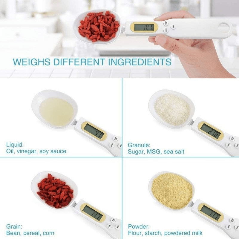 Electronic Kitchen Scale 500g 0.1g LCD Display Digital Weight Measuring Spoon Digital Spoon Scale Kitchen Tool