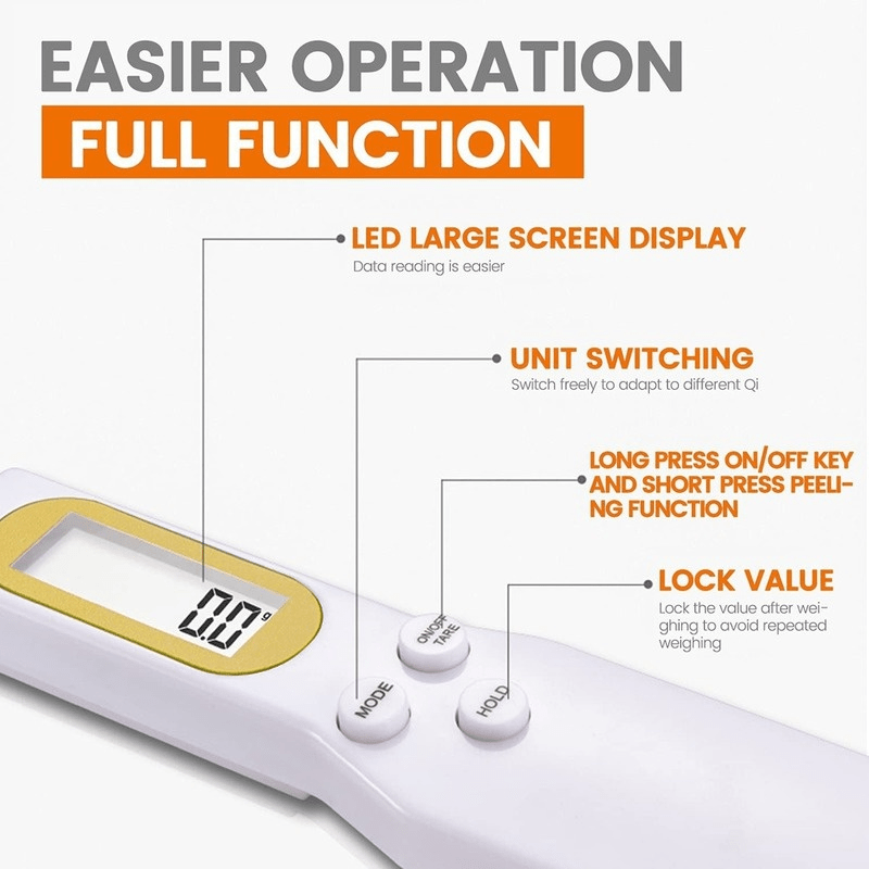 Electronic Kitchen Scale 500g 0.1g LCD Display Digital Weight Measuring Spoon Digital Spoon Scale Kitchen Tool