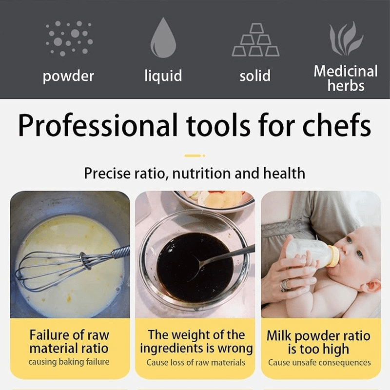 Electronic Kitchen Scale 500g 0.1g LCD Display Digital Weight Measuring Spoon Digital Spoon Scale Kitchen Tool