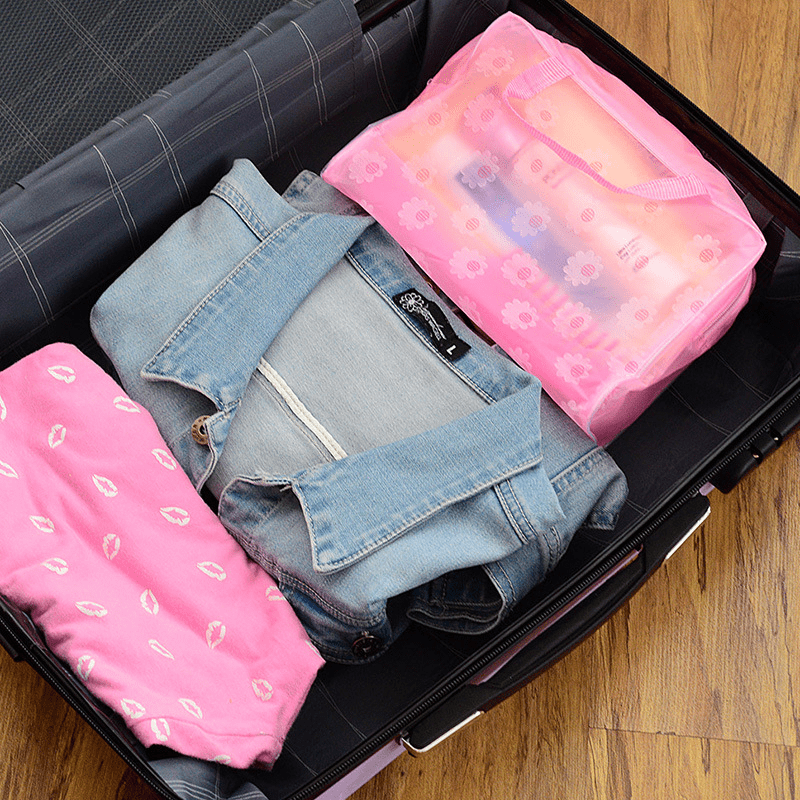 Floral Pattern Travel Toiletry