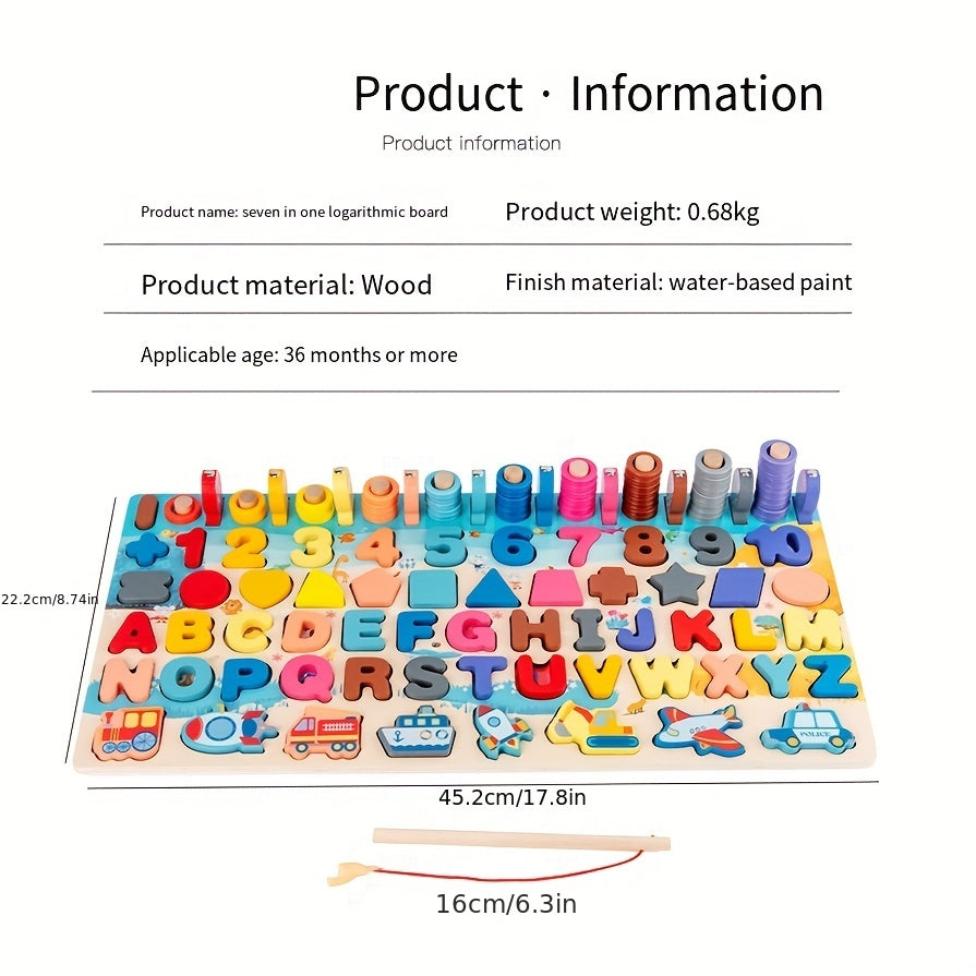 Boost Your Child's Intelligence With This Wooden Multifunctional Puzzle Toys!