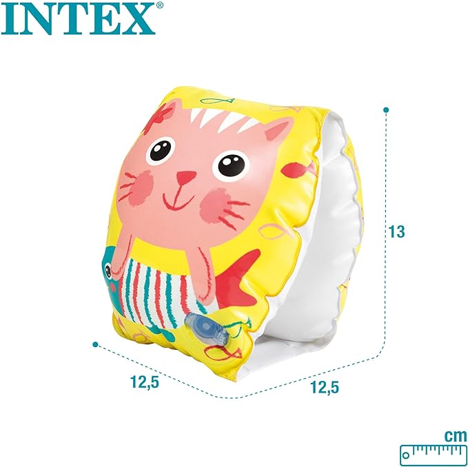 Intex Deluxe Arm Bands, Orange, 6 -36 Months Boys & Girls