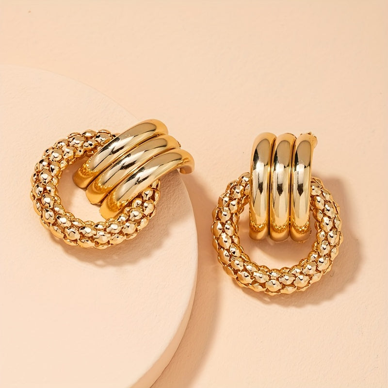 Creative Snake Bone Chain Design Stud Earrings Alloy Jewelry Elegant Sexy Style Suitable For Women Party Ear Accessories