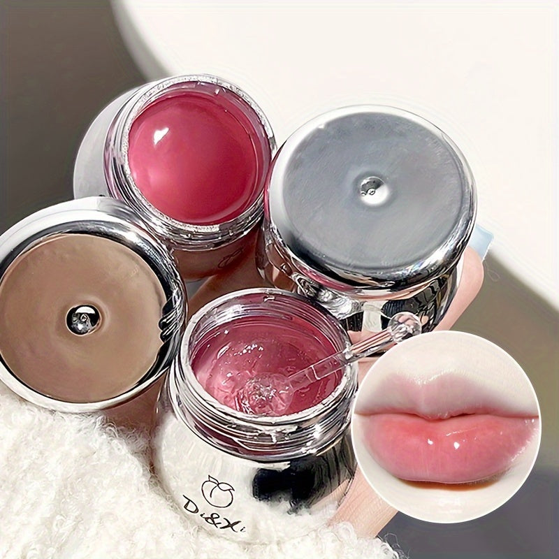 Small Silvery Jar Lip Mask Moisturizing Hydrating Moisturizing Sleep Lip Mask Lip Care Lip Balm