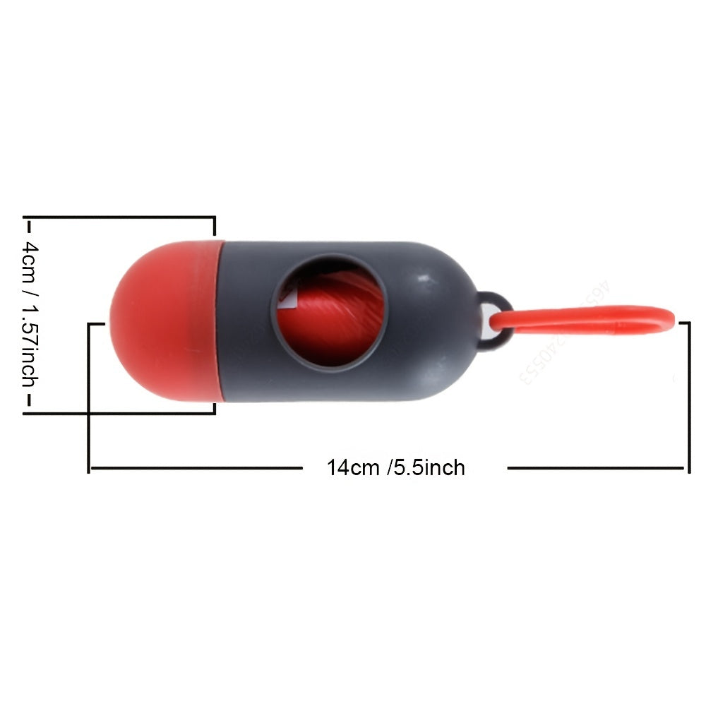 1pc Stroller Hanging Garbage Bag Dispenser & 3 Rolls Trash Bags, Stroller Travel Diaper Bag Dispenser