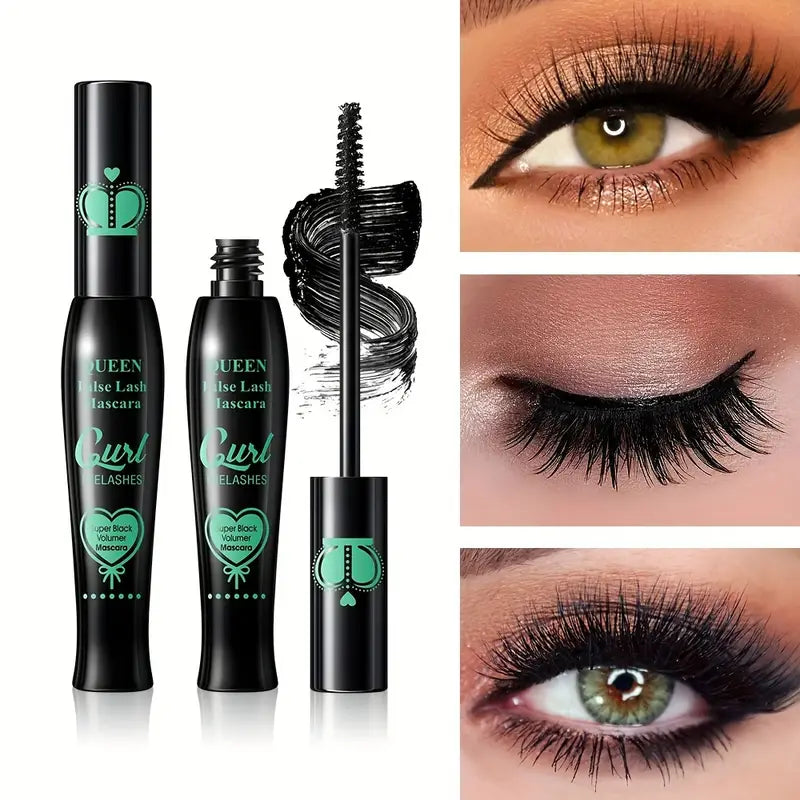 Long-Lasting Waterproof Mascara with Fine Brush and Natural Extension