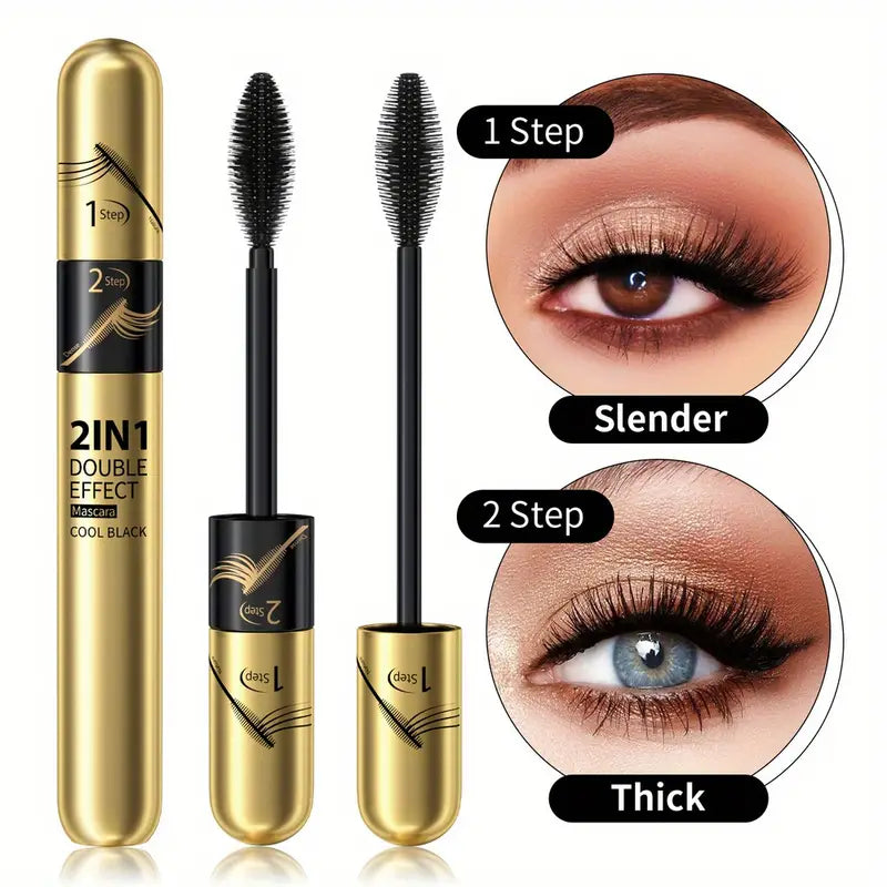 4D Fiber Mascara, Super Waterproof Mascara, Natural Lengthening, Thickening And Curling Eyelashes Makeup Tool