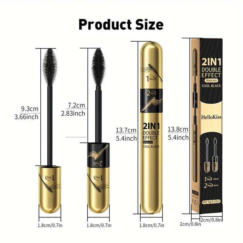 4D Fiber Mascara, Super Waterproof Mascara, Natural Lengthening, Thickening And Curling Eyelashes Makeup Tool