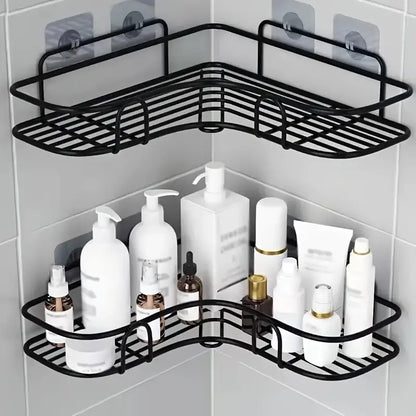 1pc Punch-free Triangle Rack, Corner Shelf, Dormitory Storage Rack