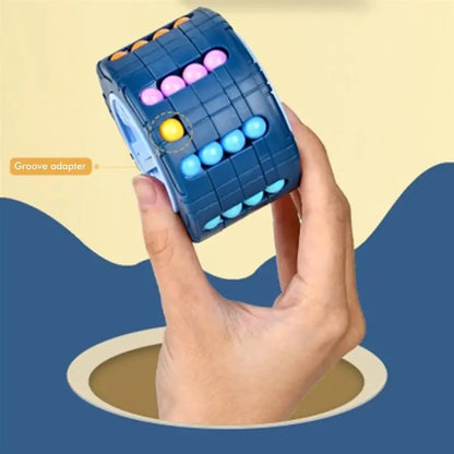 3D Cylinder Cube Toy Gyro Rotate Slide Puzzle Game