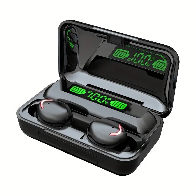 Stereo Sound TWS Wireless Earbuds, Sport Headset, Touch Control Earphones with LED Display