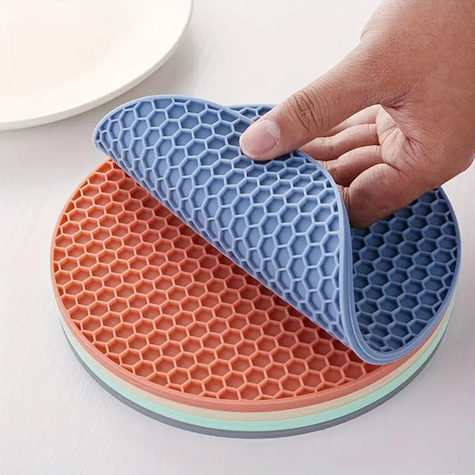 1pc Thermal Insulation Mat, Easy To Clean, Anti-scalding Cup Mat