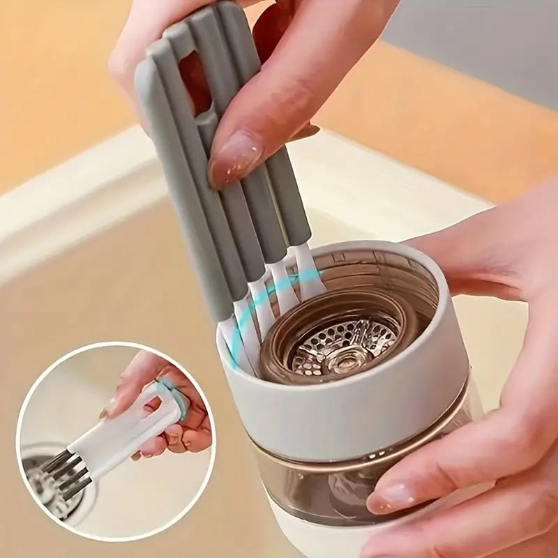 1pc Multi-Functional Cleaning Brush - Mesh Mini Brush For Glass,