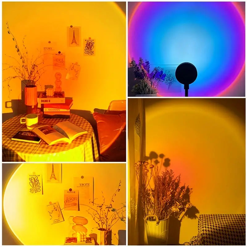 1pc Sunset Projection Light, LED Sunset Light Colorful