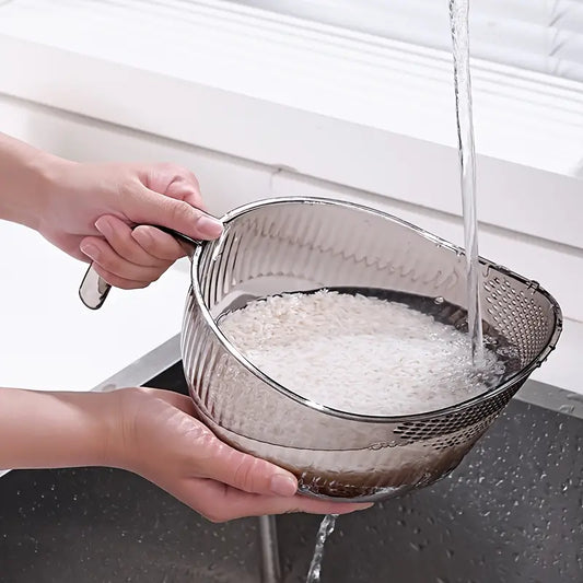 Kitchen Multifunctional Plastic Rice Washing Sieve