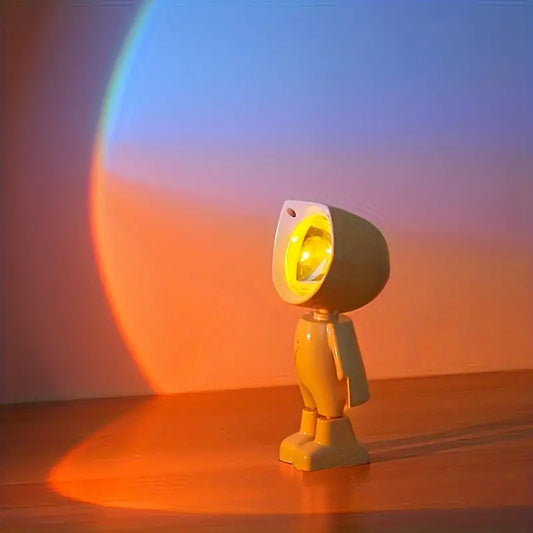 Cute Robot Night Light: Perfect For Home Decor