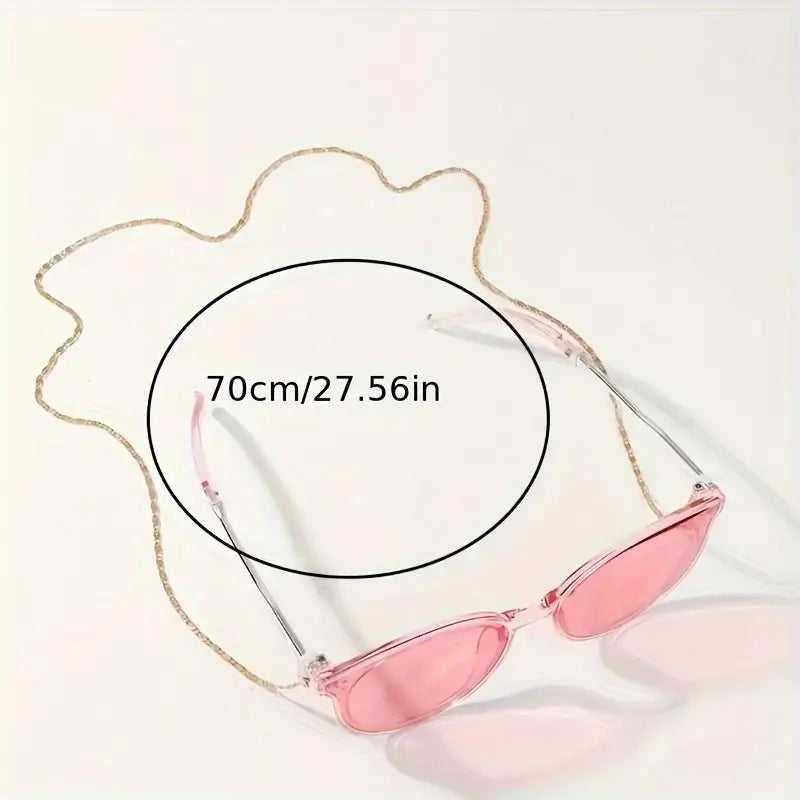 Metal Glasses Chain Halter Hollow Chain Glasses Chain Metal Glasses Chain Halter Anti Lost And Anti Drop