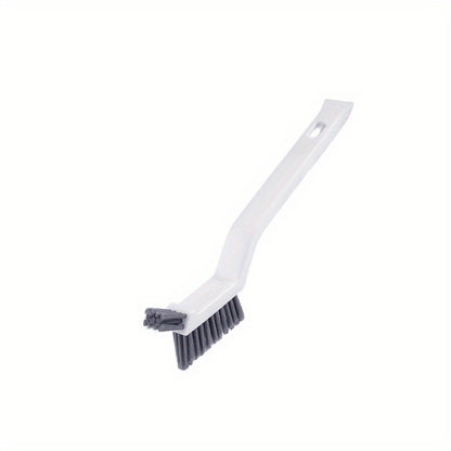 1pc, Bathroom Cleaning Brush, Gap Brush, Two-in-one Small Clip Hair Window Cleaning Brush