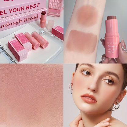 Blush Stick Face Blush, Waterproof Brightening