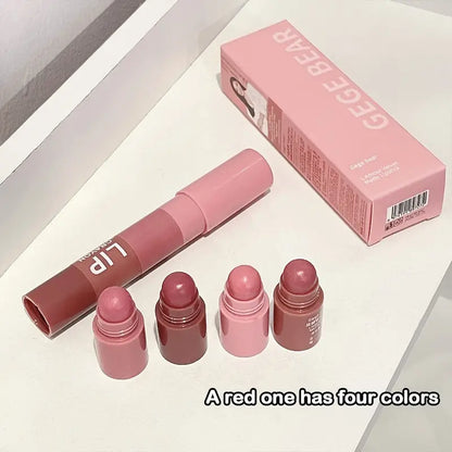 Velvet Matte Lipstick Four-color Crayon Misty Color Pigment Brightening Makeup