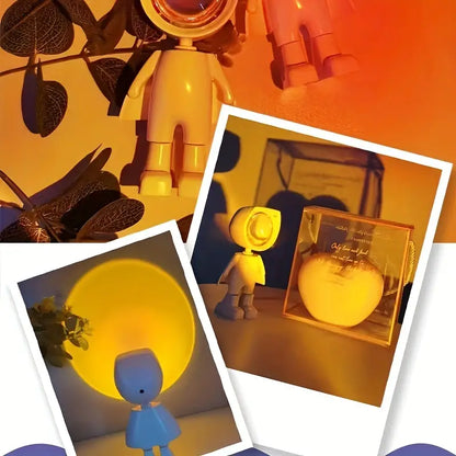 Cute Robot Night Light: Perfect For Home Decor