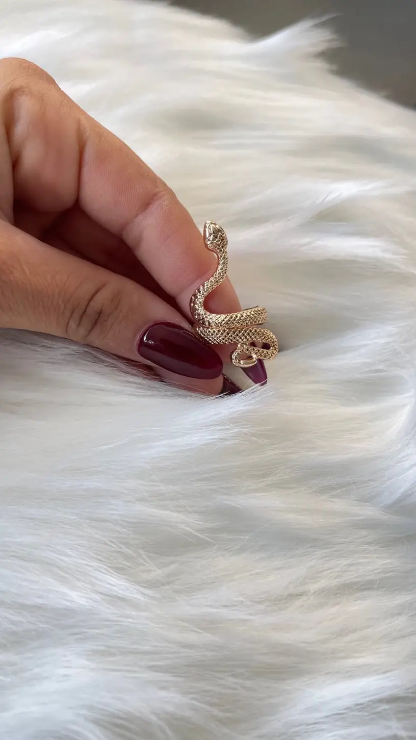 Snake Ring Punk Style Animal Design Hand Jewelry For Men Women Unisex Jewelry