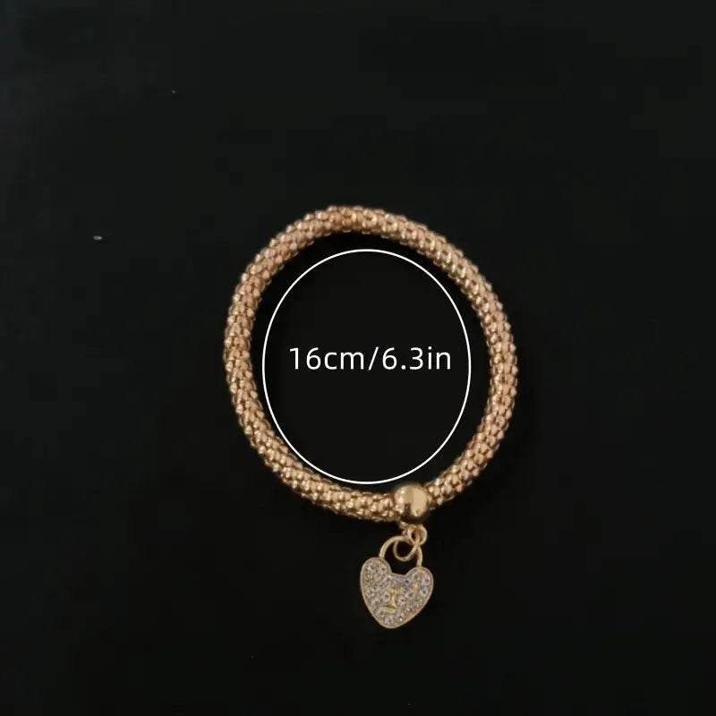 3pcs/Set Ladies Popcorn Chain Bracelet