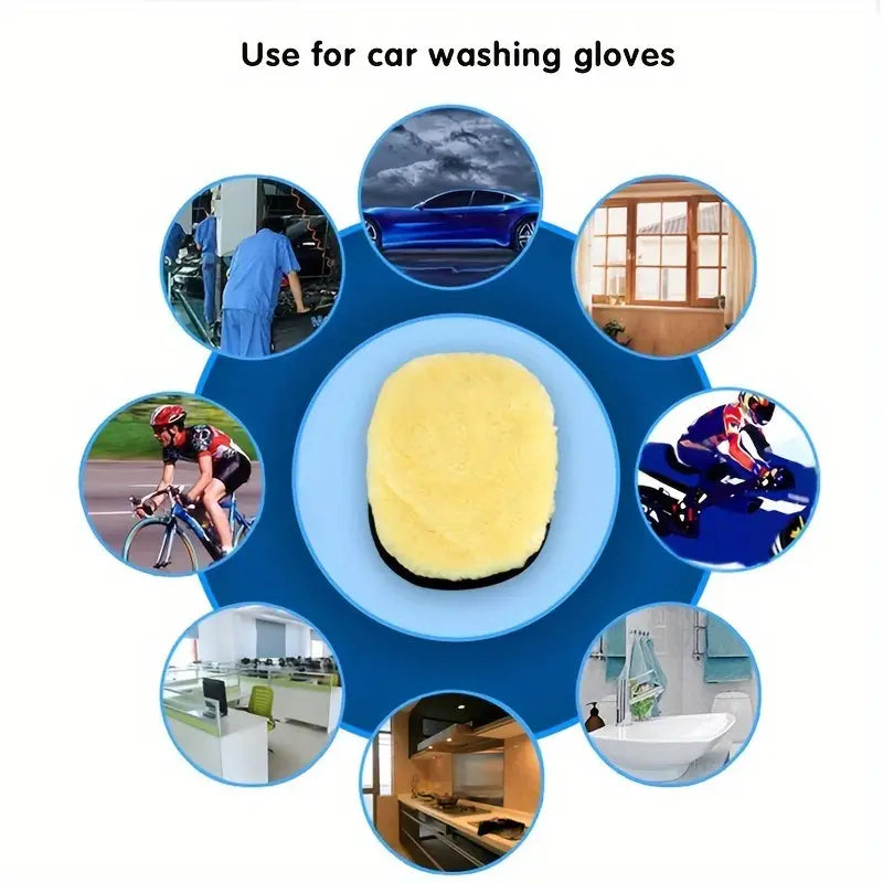 1pc Car Brush Cleaner Soft Gloves Cleaning Tool