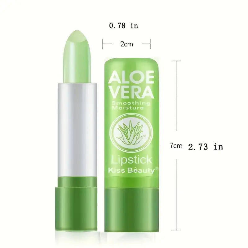 Aloe Vera Lipstick Color-changing Moisturizing Lip Balm