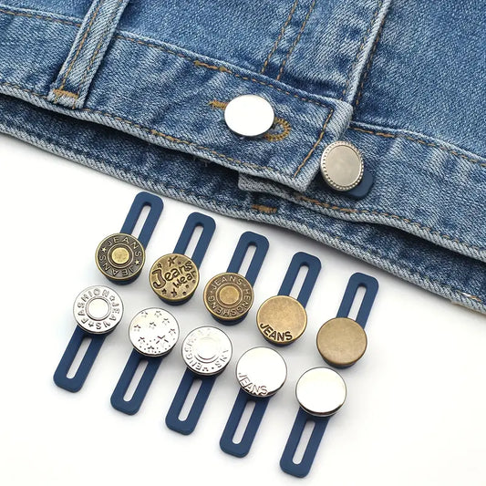 5pcs Jeans Waist Size Change Artifact Waist Expansion Button