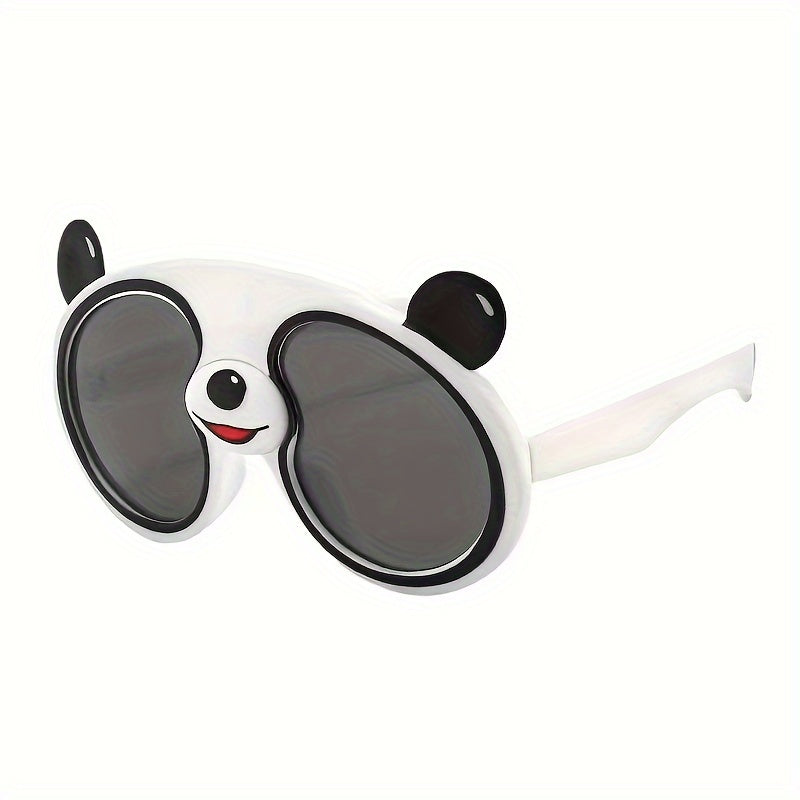 1pc Girl's Panda Glasses, Boys And Girls Cute Glasses, Little Tiger Cartoon Glasses