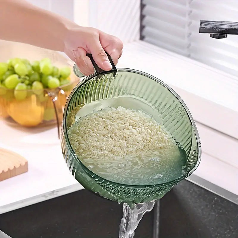 Kitchen Multifunctional Plastic Rice Washing Sieve