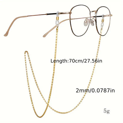 Metal Glasses Chain Halter Hollow Chain Glasses Chain Metal Glasses Chain Halter Anti Lost And Anti Drop