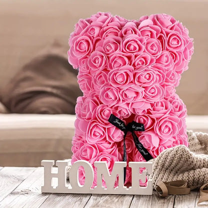 Rose Bear Birthday Gifts For Girlfriend Wife, Rose Teddy Bear Anniversary Party Presents
