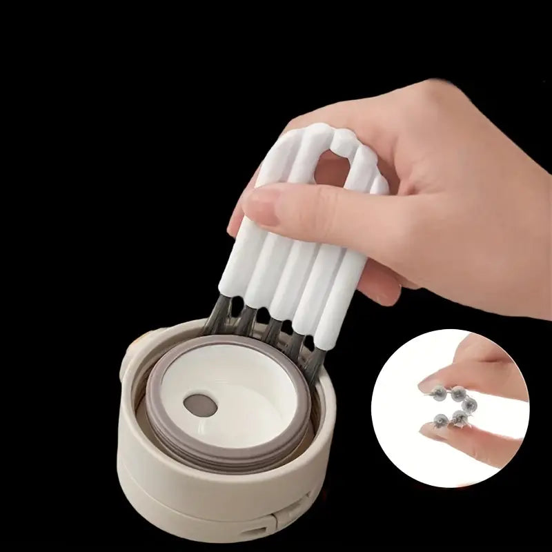 1pc Multi-Functional Cleaning Brush - Mesh Mini Brush For Glass,