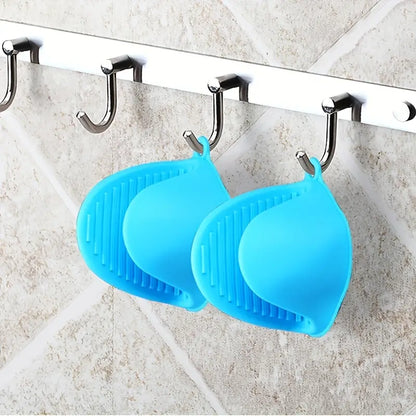 2 Pack Silicone Oven Mitts Pot Holders Sets For Kitchen
