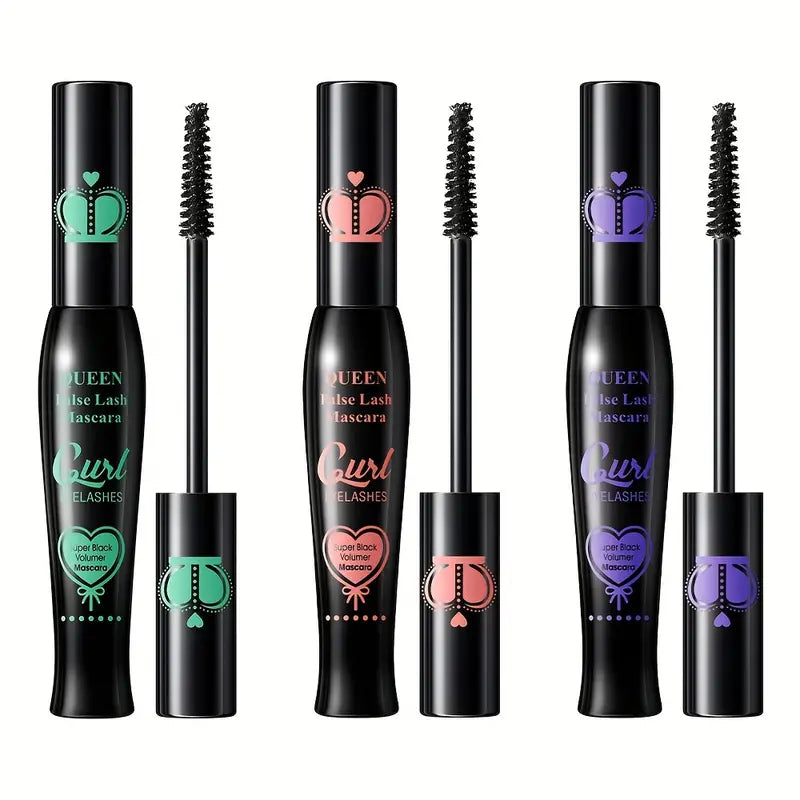 Long-Lasting Waterproof Mascara with Fine Brush and Natural Extension