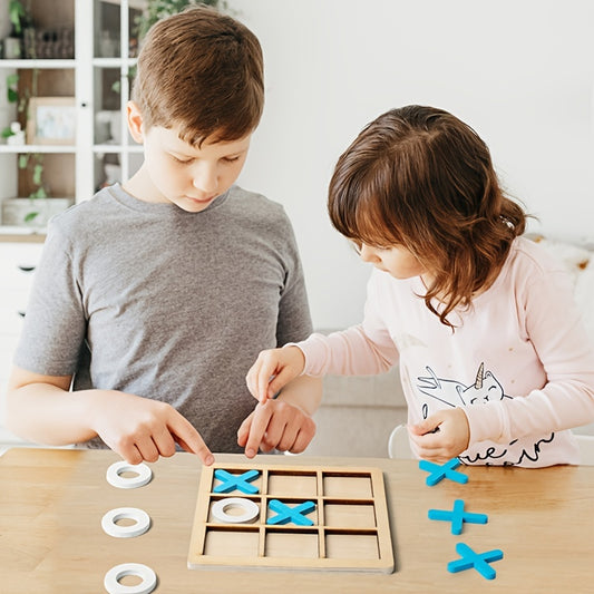 Mini Chess Play Game Interaction Puzzle- Blue color