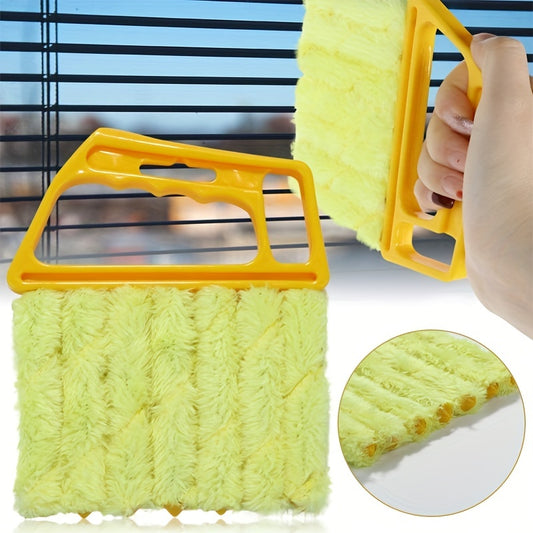 1pc, Washable Microfiber Venetian Blind Cleaner - Conditioner, Duster, And Shutter Cleaning Brush