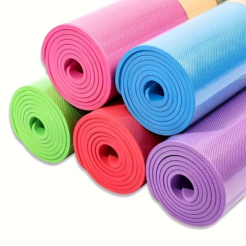 EVA Blue Yoga Mat, Moisture-proof Non-slip Yoga Mat, Thickened Fitness Mat For Home Gym Training