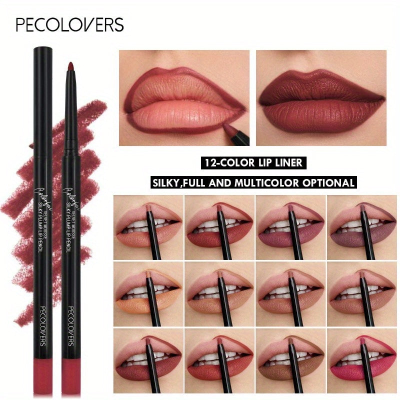 Lips Velvet Fog Surface Matte Lip Liner Pencil Waterproof Lasting
