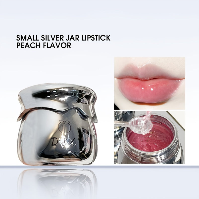 Small Silvery Jar Lip Mask Moisturizing Hydrating Moisturizing Sleep Lip Mask Lip Care Lip Balm